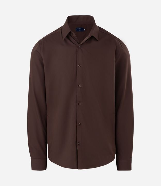 Camisa Slim en Tejido de Bambú Básica 3