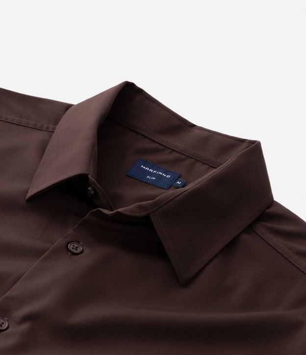 Camisa Slim en Tejido de Bambú Básica 8