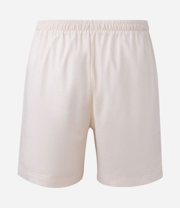 Pijama Americano Corto en Algodón con Camisa de Botones y Shorts 7