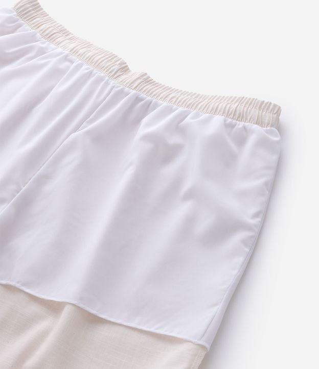 Pijama Americano Corto en Algodón con Camisa de Botones y Shorts 8