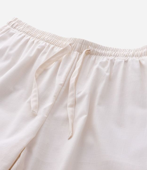 Pijama Americano Corto en Algodón con Camisa de Botones y Shorts 10