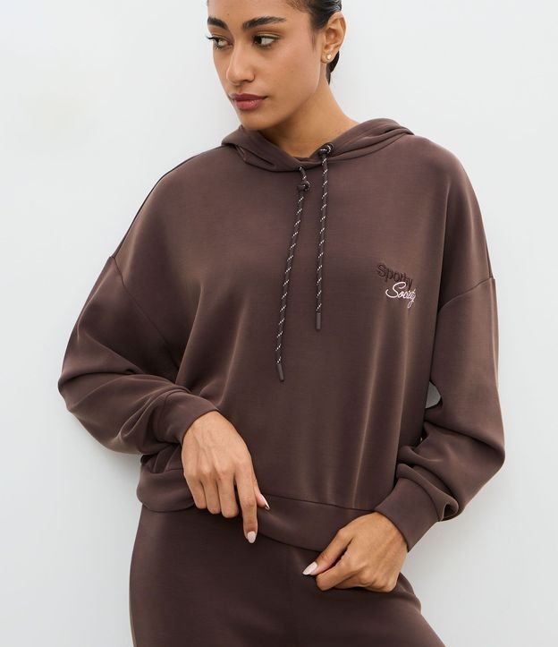 Saco Cerrado en Modal con Bordado Sporty Society