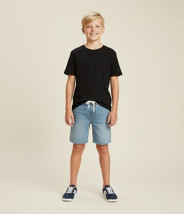 Remera Infantil en Algodón Texturizada – Talle 5 A 14 años