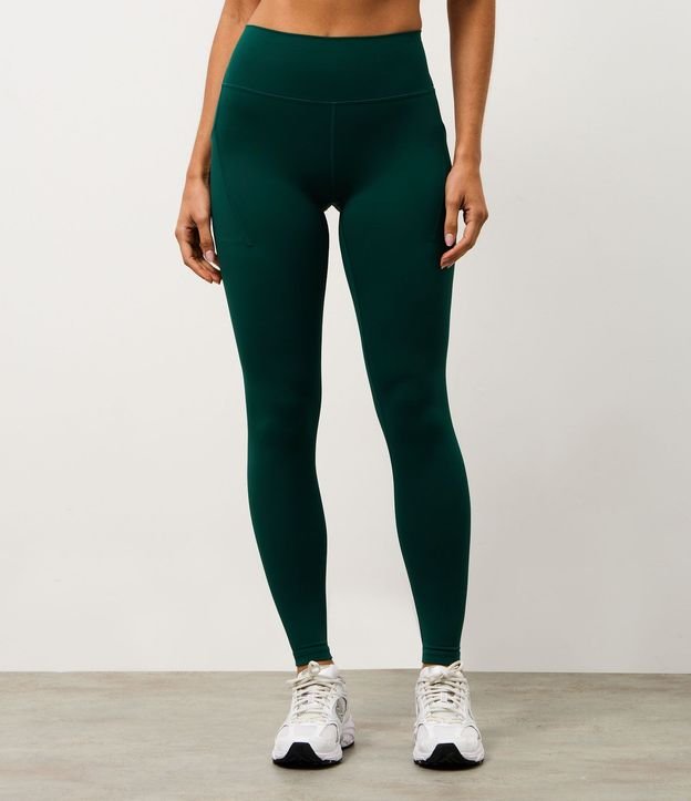 Calca Legging Deportiva en Microfibra con Bolsillos 2