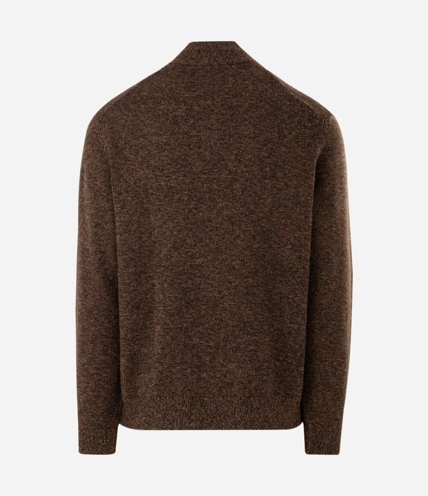 Suéter Texturizado con Cuello Half Cremallera 6