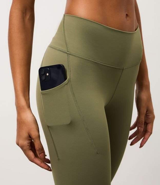 Calca Legging Deportiva en Microfibra con Bolsillos 3