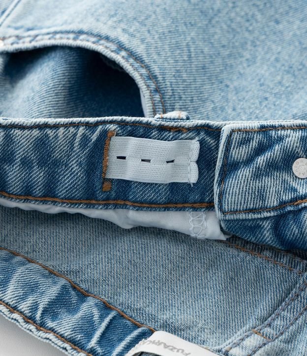 Pantalón Infantil Recta en Jeans con Ruedo Plegado – Talle 5 a 16 años 5