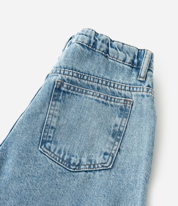 Pantalón Infantil Recta en Jeans con Ruedo Plegado – Talle 5 a 16 años 6