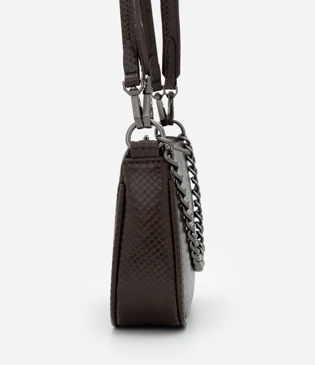 Bolsillo Baguette Transversal Pequeña con Asa de Cadena 2