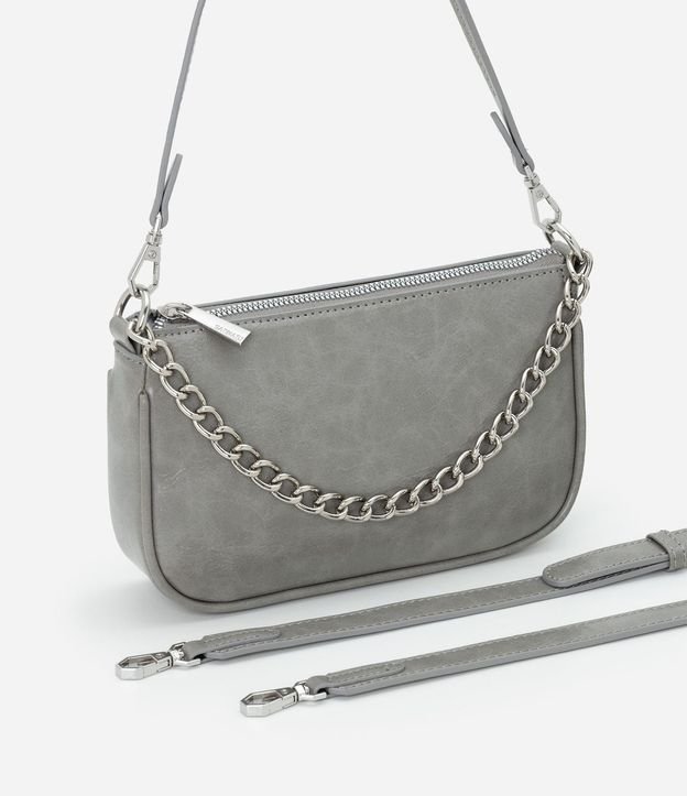 Cartera Baguette Pequeña con Asa de Cadena 9