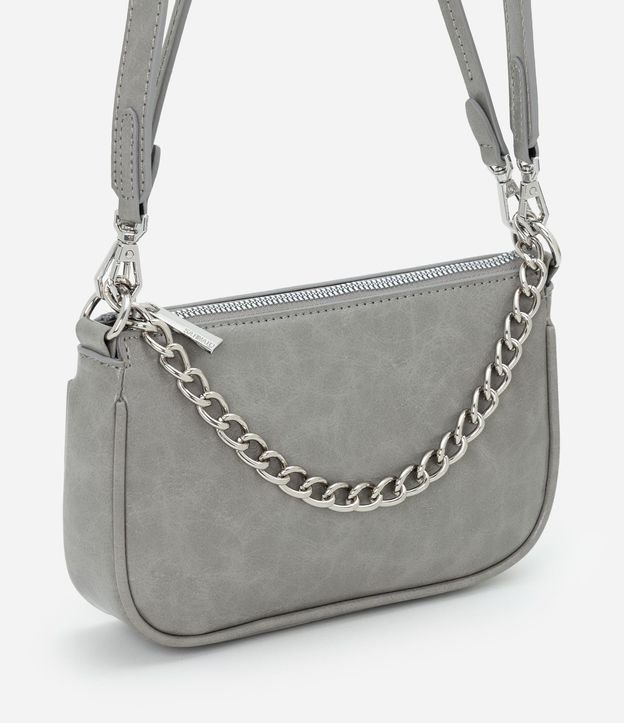 Cartera Baguette Pequeña con Asa de Cadena