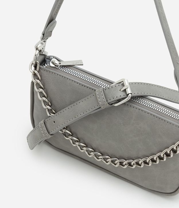 Cartera Baguette Pequeña con Asa de Cadena 8