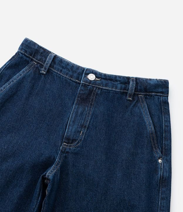 Pantalón Infantil Wide Leg en Jeans con Bolsillos Cargo – Talle 5 a 14 años 6