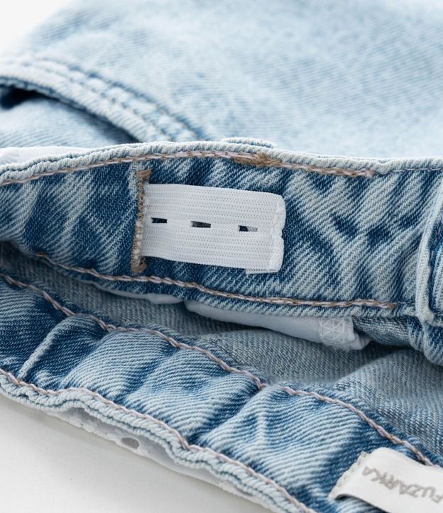 Short Jeans Infantil con Cinturón de Broderie - Talle 5 a 14 años 4