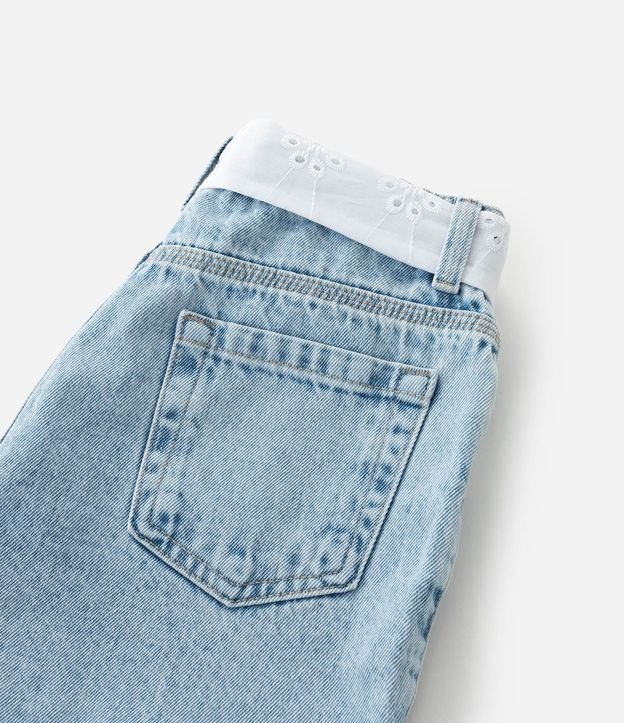 Short Jeans Infantil con Cinturón de Broderie - Talle 5 a 14 años 8