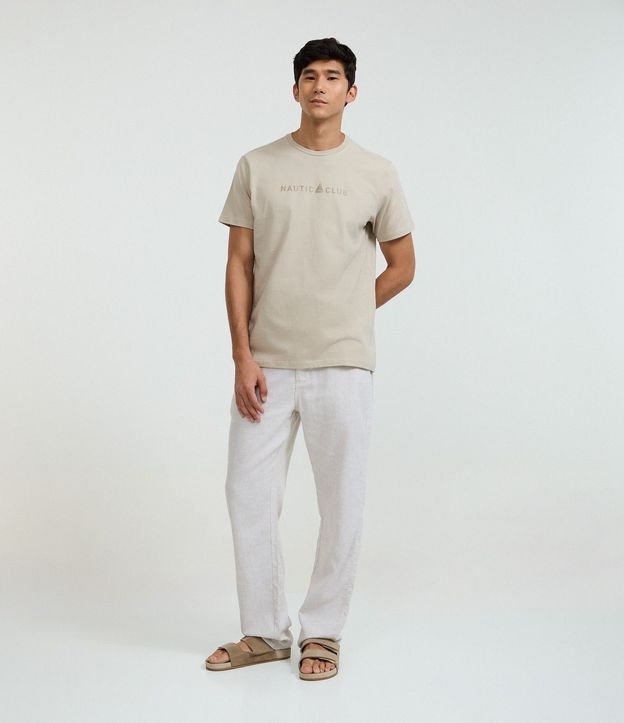Remera Comfort en Algodón con Estampa Localizada Nautic Club 2