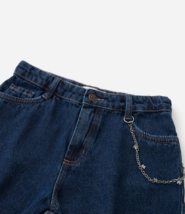 Short Infantil en Jeans con Cadena de Mariposas – Talle 5 a 14 años 6