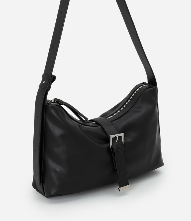 Bolsa Hobo en PU con Detalle en Hebilla