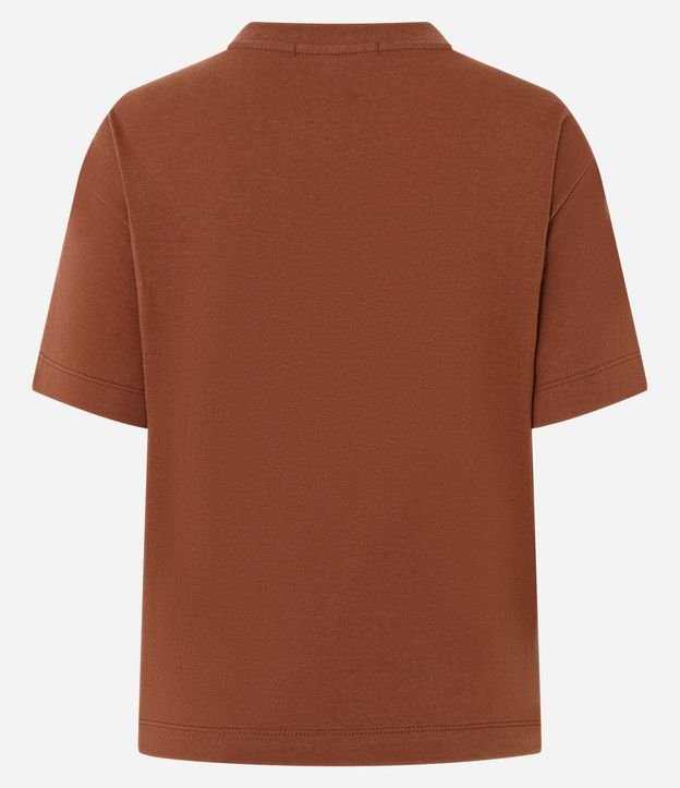 Remera Manga Corta con Bordado Floral 7