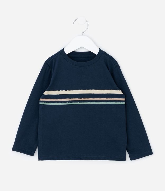 Remera Infantil Rayada con Detalle en el Pecho – Talle 1 a 5/6 años 2