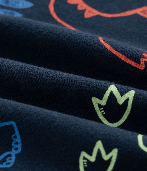 Remera Infantil con Estampado de Dinossauros – Talle 1 a 6 Años 5