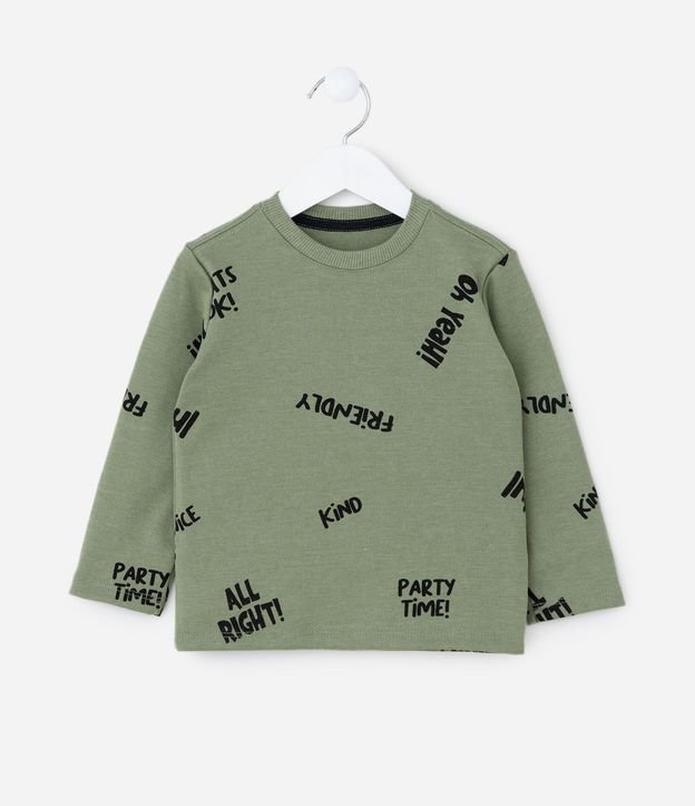 Remera Infantil con Estampa Lettering – Talle 1 a 5/6 años