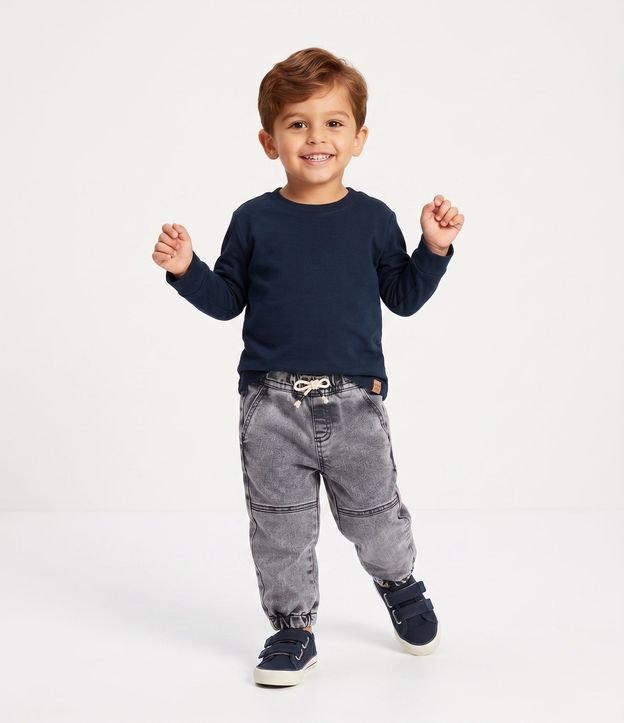 Remera Infantil en Algodón con Manga Larga – Talle 1 a 5/6 años