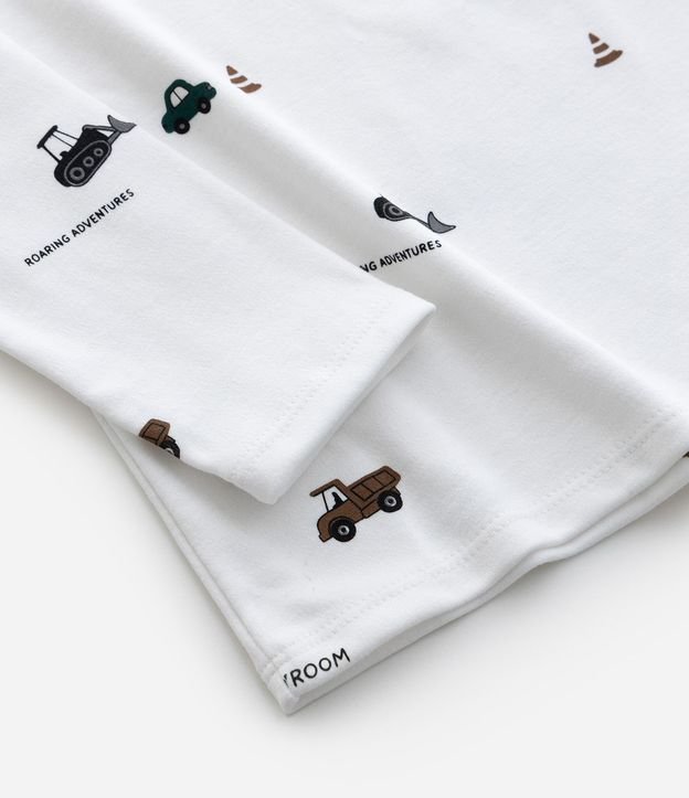Remera Infantil en Suedine con Estampa de Carritos – Talle 1 a 5/6 años 6