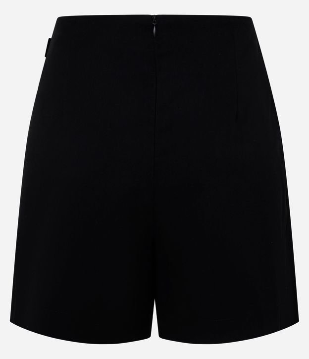 Short Pollera Sastre en Viscosa con Traspase de Hebilla 6
