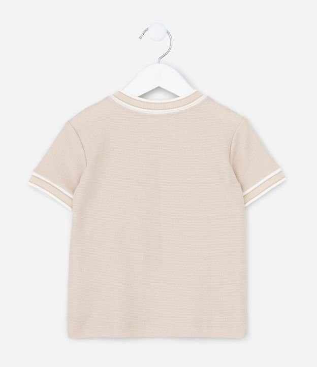 Remera Infantil con Cuello y Mangas en Rib – Talle 1 a 6 3