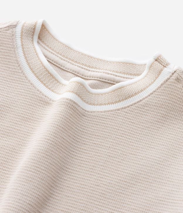 Remera Infantil con Cuello y Mangas en Rib – Talle 1 a 6 6
