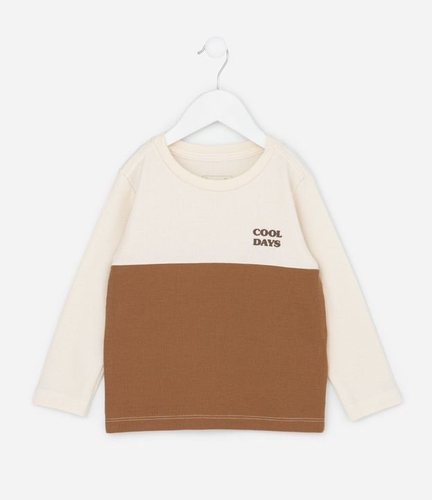 Remera Infantil en Piquet con Recortes - Talle 1 a 6 años 3