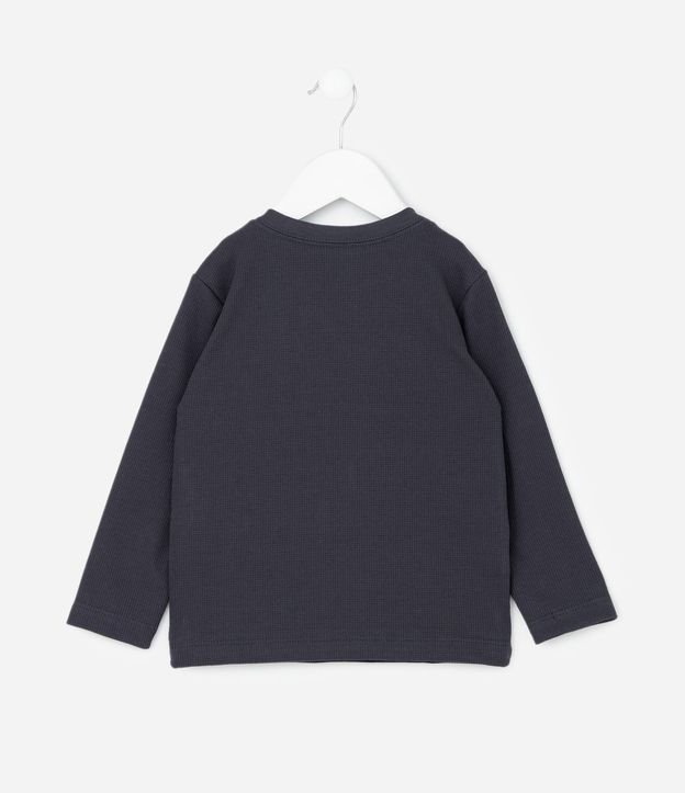 Remera Infantil en Piquet con Recortes - Talle 1 a 6 años 3