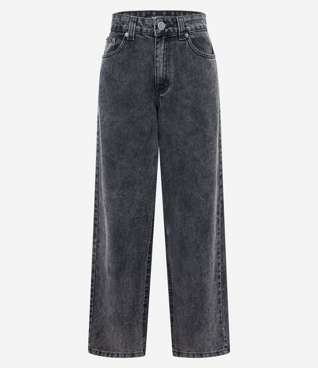 Pantalón Baggy Cintura Mediana en Jeans con 05 Bolsillos 8
