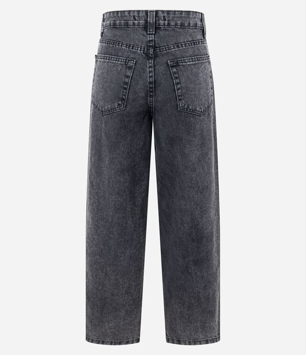 Pantalón Baggy Cintura Mediana en Jeans con 05 Bolsillos 9