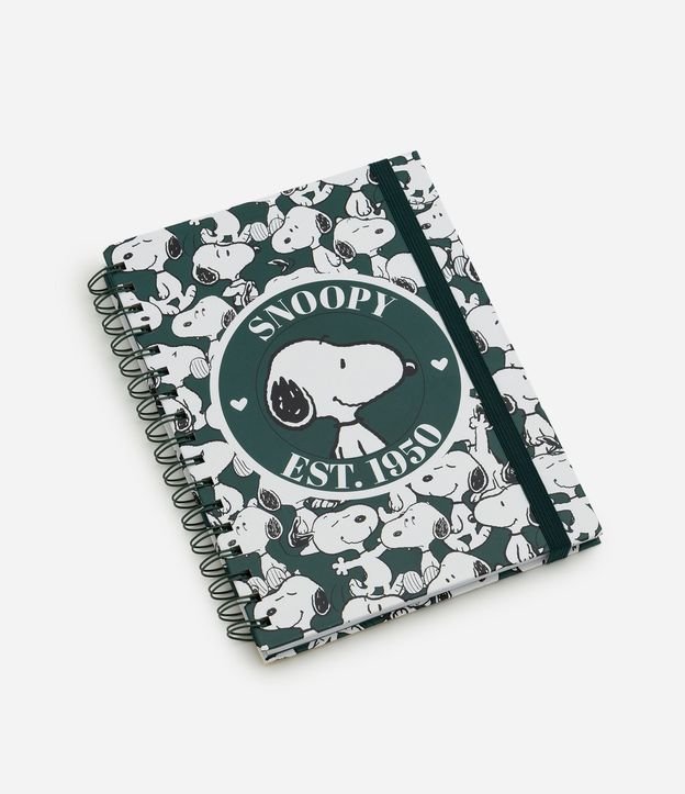 Cuaderno con 96 Páginas Pautadas y Estampa de Snoopy