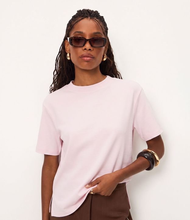 Remera T-Shirt en Suedine Básica