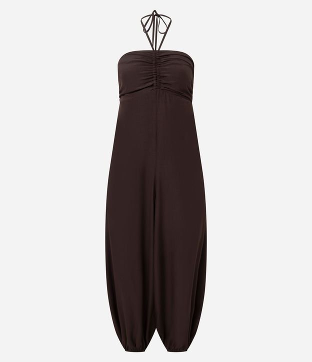 Mono Boho Aladim Frente Única en Viscosa con Busto Fruncido 5