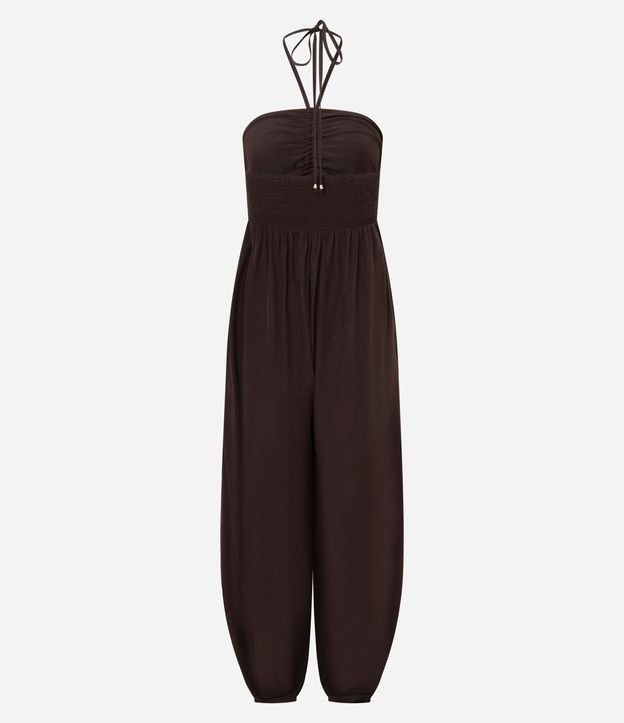 Mono Boho Aladim Frente Única en Viscosa con Busto Fruncido 6