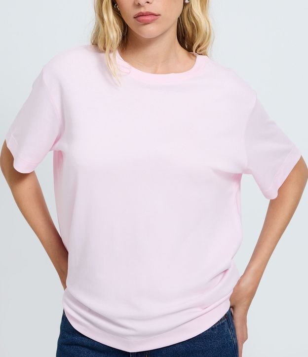 Remera Boxy en Algodón con Manga corta 3