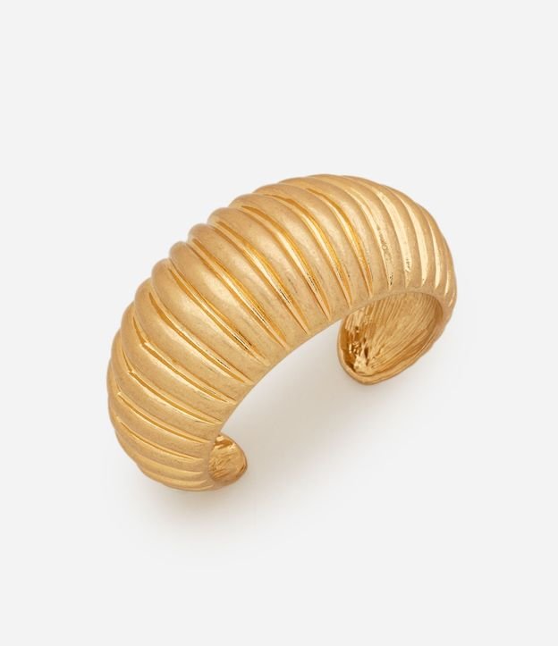 Pulsera en Metal con Efecto Plegado