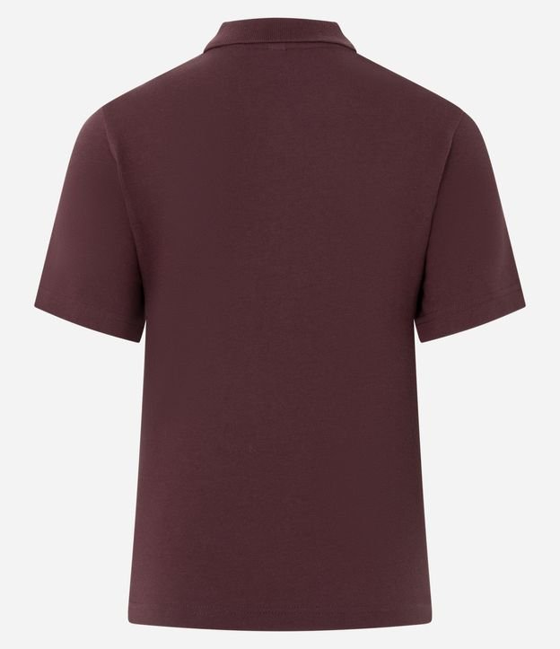 Blusa Polo en Algodón con Manga Corta 4