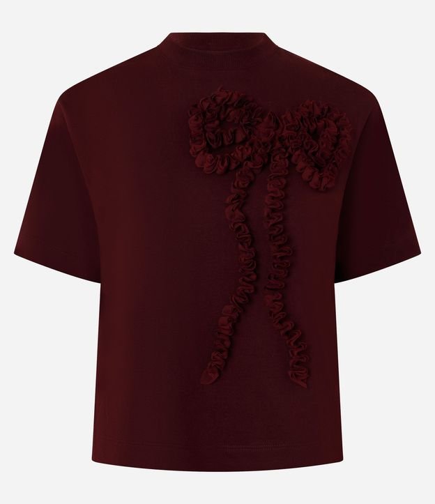 Remera Manga Corta con Lazo Delantero Figurativo 5