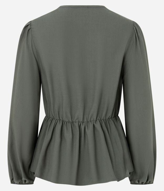 Blusa Texturizada en Viscosa con Volado en el Bajo 9