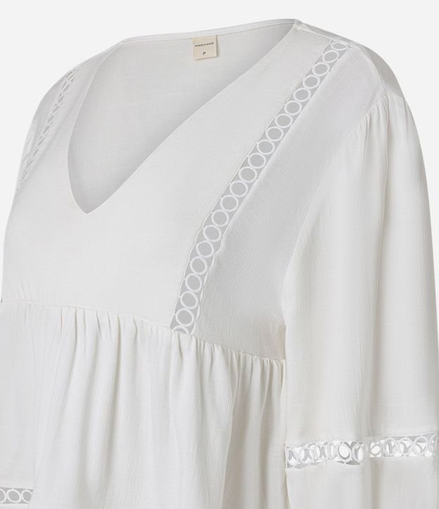 Blusa Texturizada en Viscosa con Entremedios 7