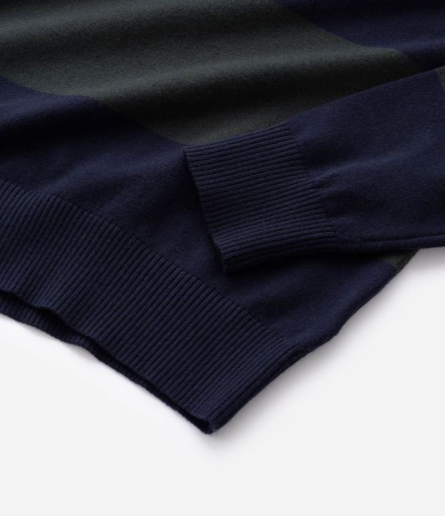 Suéter Masculino Polo a Rayas en Viscosa 6