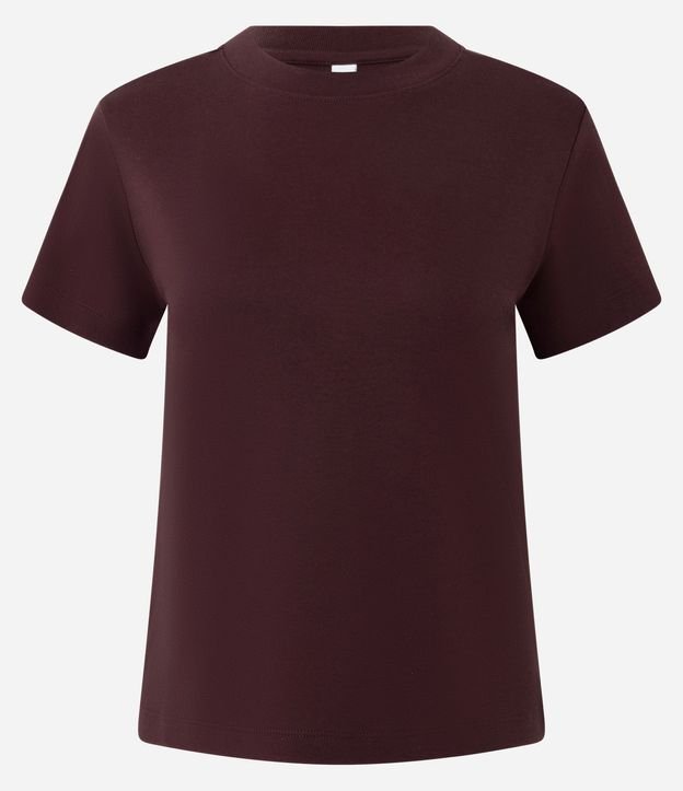 Blusa Básica en Algodón Interlock con Cuello Redondo 5