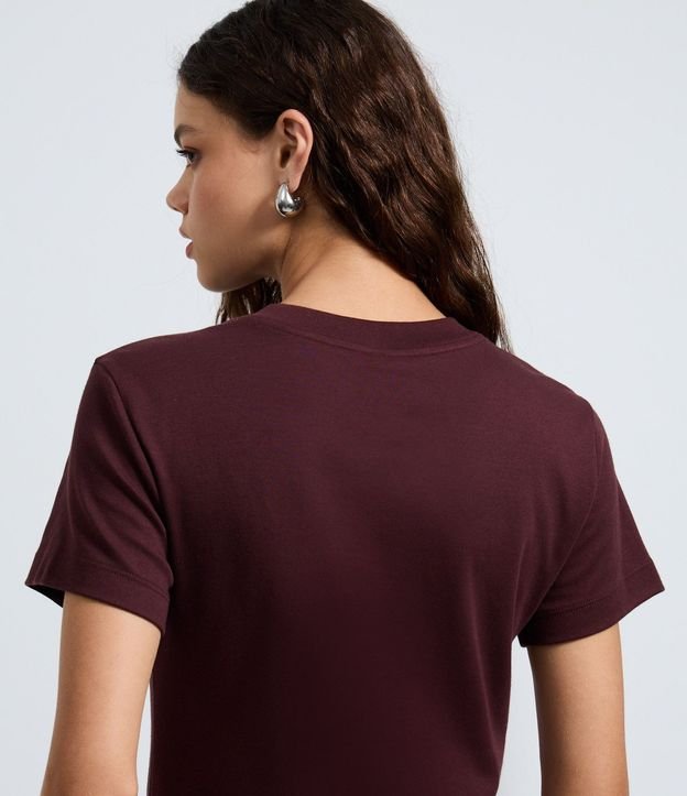 Blusa Básica en Algodón Interlock con Cuello Redondo 4