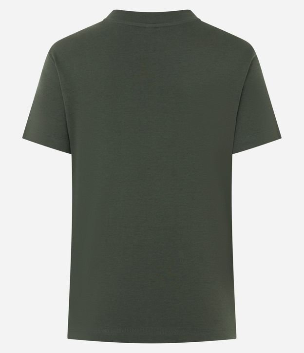 Blusa Básica en Algodón Interlock con Cuello Redondo 6