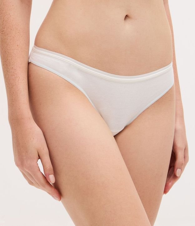 Kit 02 Bombachas Bikini Hilo Doble en Algodón con Lateral Mediano 3